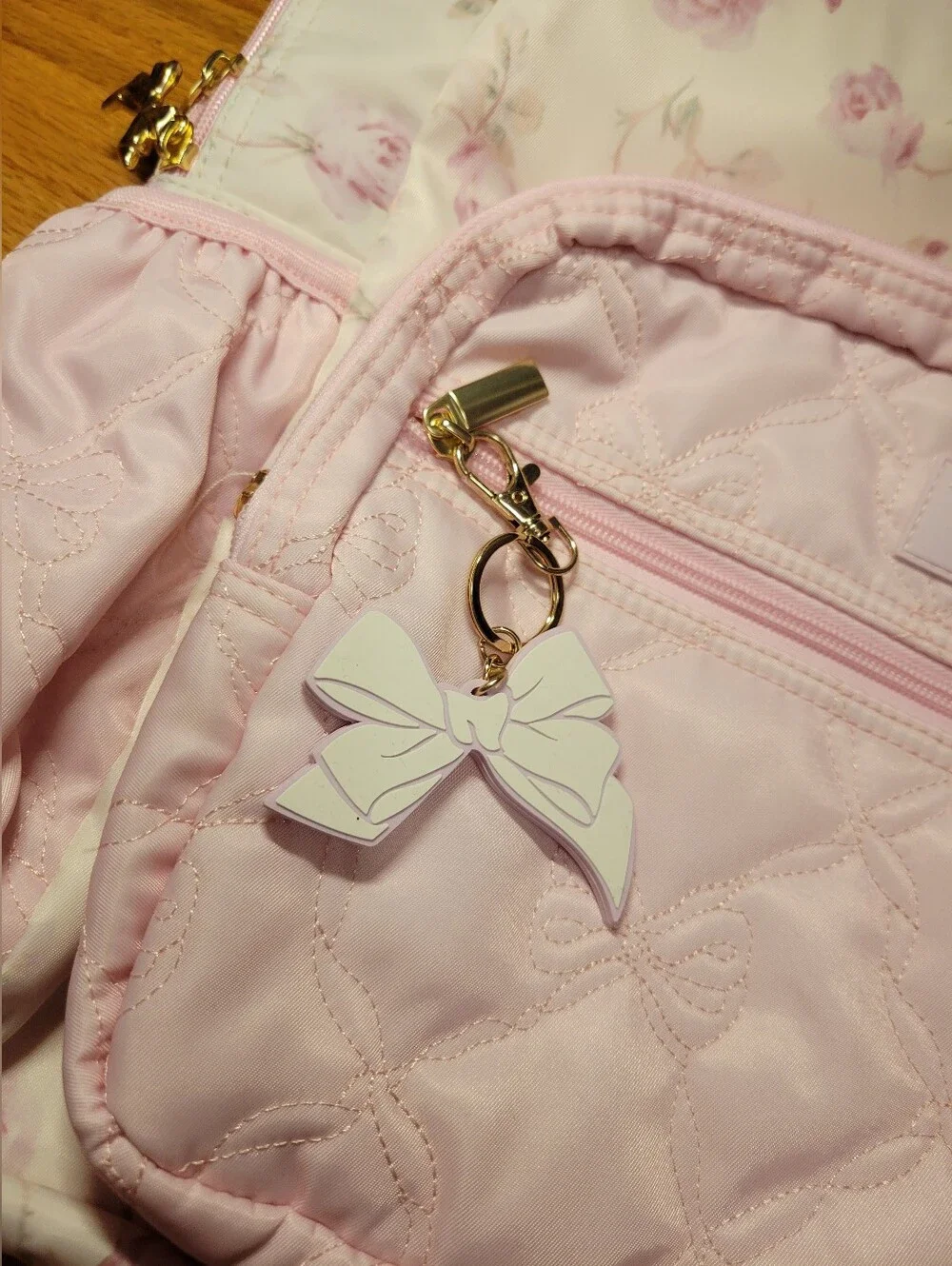 NWT LoveShackFancy x Target Yoobi Ribbon Rosa Backpack Sterling Dusk- HTF